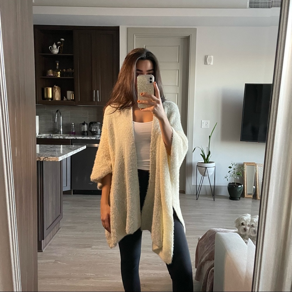 Anthropology Open Front Cardigan Sweater